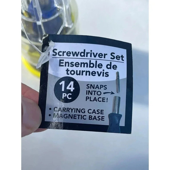 NEW 14 Pcs Screwdriver Set Magnetic Base Case Mini Repairing Tools Multifunction - Picture 3 of 10